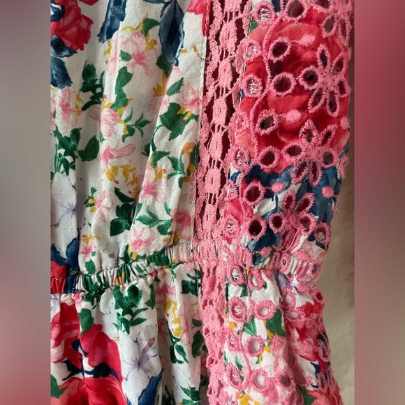 LoveShackFancy Rush Of Red Novalie Scoop Neck Mini Dress SKU: 11315774; S - Picture 4 of 12